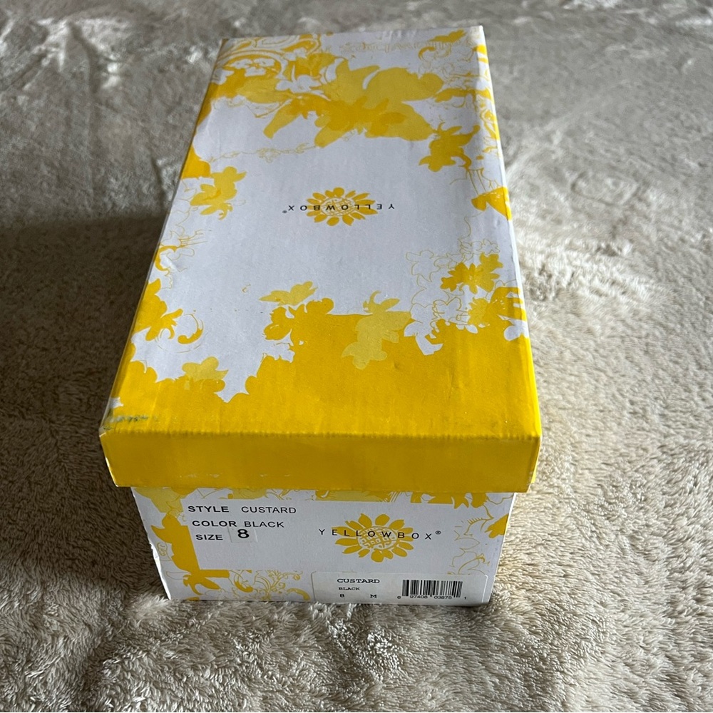 NWT Yellowbox Custard Black Sandals - Picture 6 of 9